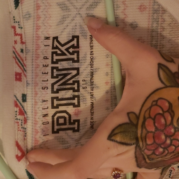 PINK Christmas Pajama Set - Picture 3 of 4